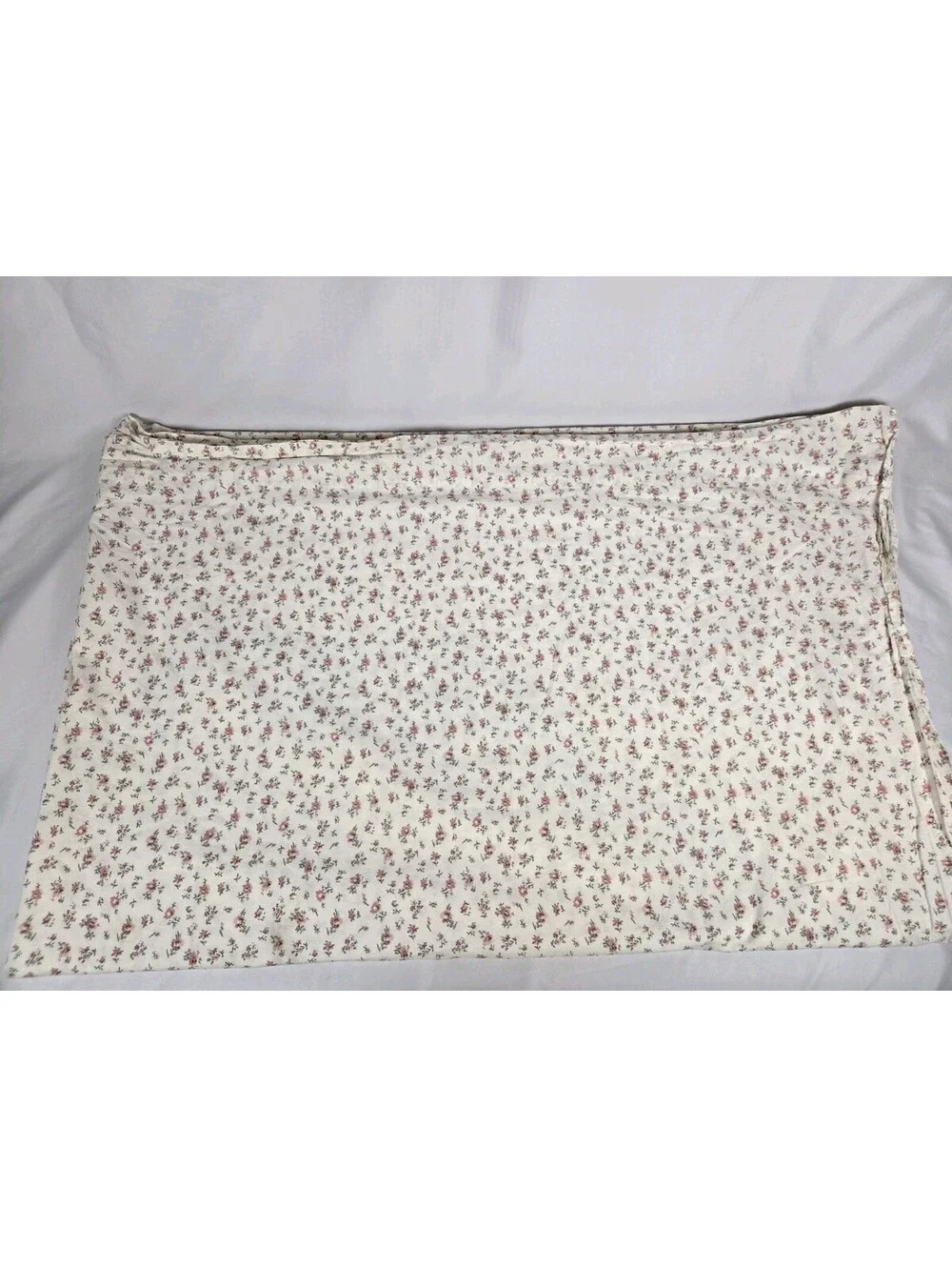 Laura Ashley Pink Flower Flat Sheet Full